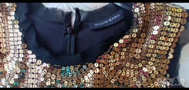 Дамски официални сценични тоалети с блестящи лотури по тях., снимка 8 - Рокли - 51782100