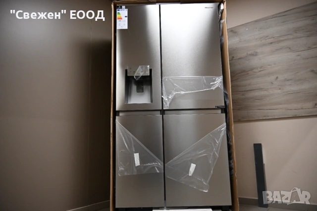 Хладилник Side by Side HISENSE RS818N4TIE Total No-Frost, Metal Tech Cooling, снимка 12 - Хладилници - 53325001