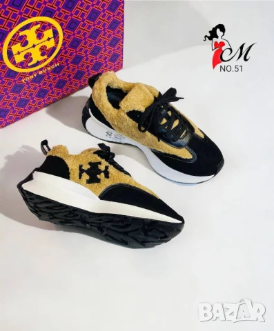 дамски маратонки tory burch от естествена кожа, снимка 2 - Маратонки - 50771612