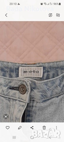 Къси дънкови панталонки и спортен топ, снимка 2 - Къси панталони и бермуди - 52135529