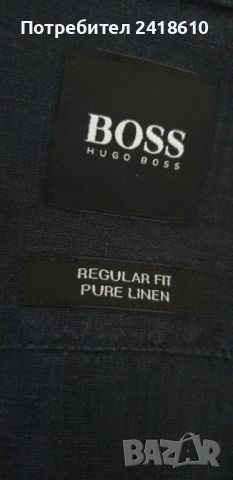 Hugo Boss Lukas Linen Regular Fit Mens Size XL Лен ОРИГИНАЛ! Мъжка Ленена Риза!, снимка 16 - Ризи - 46480129