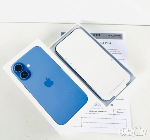 НОВ! iPhone 16 128GB Ultramarine 2г.ГАРАНЦИЯ!, снимка 3 - Apple iPhone - 52445594