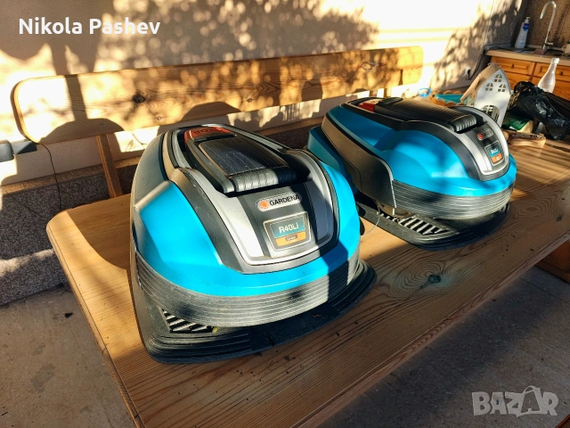 Gardena R 40 Li два броя косачки роботи , снимка 2 - Градинска техника - 53747337