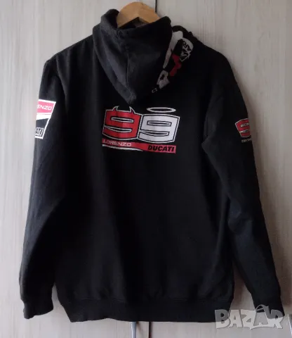 Ducati / Jorge Lorenzo - Hoodie мъжки суичър на Дукати, снимка 2 - Суичъри - 48560024