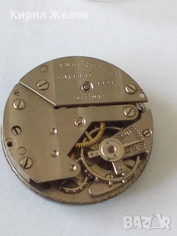 Механизъм с циферблат от стар ръчен часовник 26864, снимка 6 - Мъжки - 52262231