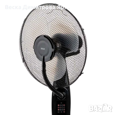 Вентилатор с водна мъгла 16'', 75W, LED, дист. упр-е, снимка 8 - Вентилатори - 50554427
