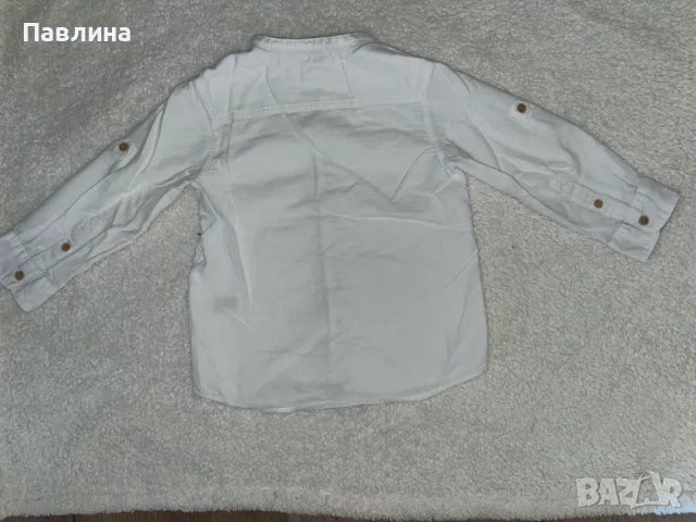 Две Детски Ризки за Момче H&M - 2-3г, снимка 4 - Детски ризи - 46886161