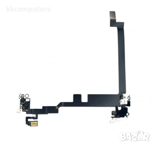 Лентов кабел антена + микрофон за iPhone 16 Pro Max 6.9 Баркод : 484362