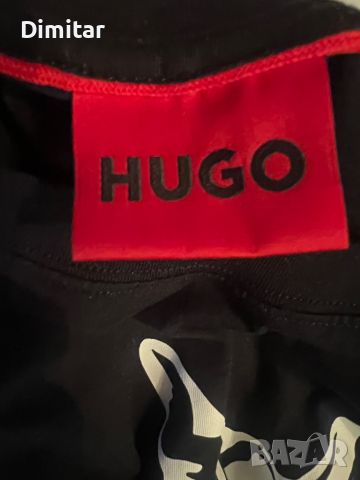 2 Тениски Hugo (Черна и бяла), снимка 3 - Тениски - 46450016