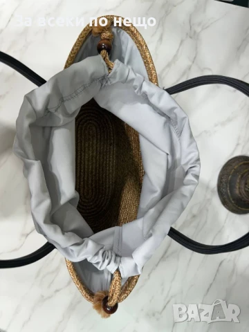 Miu Miu Дамска Плетена Плажна Чанта Миу Миу - Налични Различни Цветове Код E567, снимка 12 - Чанти - 50824799