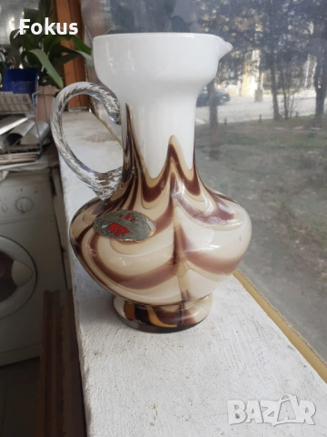 Кана "V.B. Opaline Florence" Made in Italy, снимка 2 - Антикварни и старинни предмети - 53388620