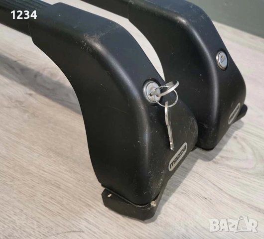 Оригинален алуминиев багажник за MAZDA 3 хечбек 2003-2008г, снимка 2 - Аксесоари и консумативи - 53774931