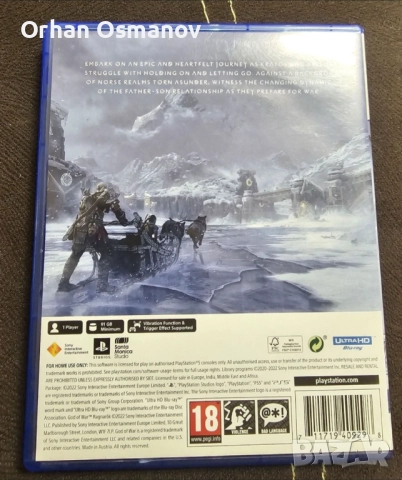 God of war Ragnarok PS5, снимка 2 - Игри за PlayStation - 52998314