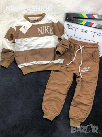 Детски Памучен Комплект - лого Бродирано ✨ Nike , снимка 2 - Детски комплекти - 51868414