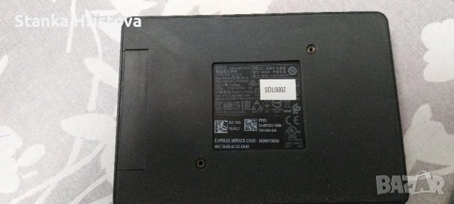 Докинг станция Dell K17A 19,5v 6,7A., снимка 4 - Друга електроника - 48343638