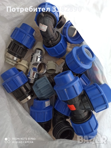 ВИК тръби за канализация, колена и муфи, снимка 1