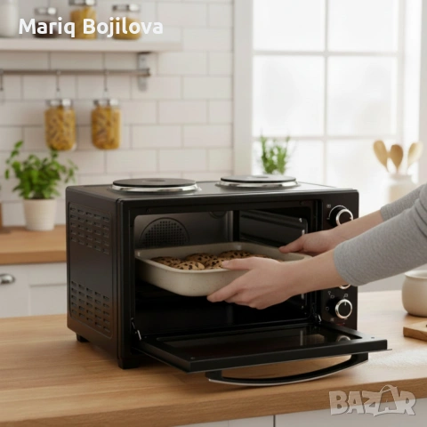 Малка готварска печка TERMOMAX TXC56CL, снимка 2 - Печки, фурни - 53660670