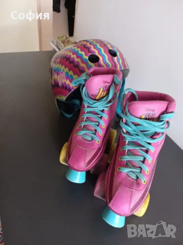 Ролкови кънки Сой Луна и Каска 