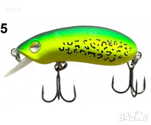 Воблер OSAKO CC35 Floating 35 mm – повърхностен воблер за хищници, снимка 5 - Такъми - 51888043