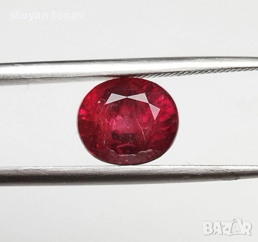 Рядък Ненагряван Сертифициран Рубин 3.18 карата от Уинза, Танзания – Истинско Съкровище! , снимка 9 - Други - 53805332