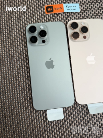 НОВ❗️iPhone 16 Pro MAX ❗️Лизинг от 75лв/м❗️Natural / Desert Titanium  ГАРАНЦИЯ❗️256GB❗️, снимка 3 - Apple iPhone - 52468871