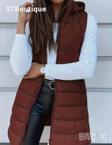 💖 Дамски елек с V-образно деколте 💖, снимка 13 - Елеци - 52303094