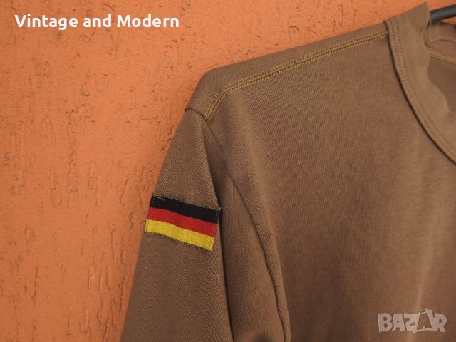 Бундесвер германска армия кафява тактическа тениска (М) , снимка 4 - Тениски - 45303957