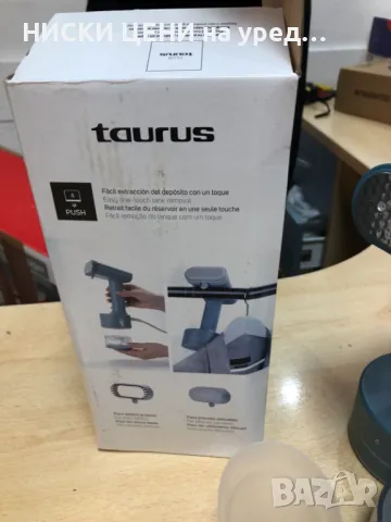 ОПИСАНИЕ Ефикасни резултати за минути с вертикалната парна ютия Taurus Sliding Care Compact.  Негова, снимка 4 - Ютии - 48443750