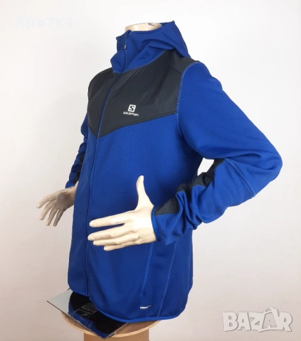 Salomon X Alp Mid Hoodie - Оригинално мъжко горнище размер 2XL, снимка 4 - Спортни дрехи, екипи - 53771681