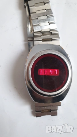 Винтидж LED MBO дигитален часовник LCD ретро дисплей, снимка 8 - Антикварни и старинни предмети - 53694223