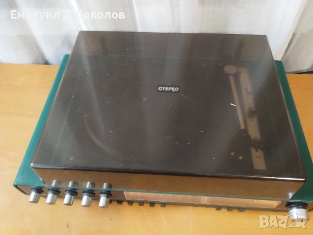 респром РГС 221 радио грамофон , снимка 2 - Грамофони - 53996837