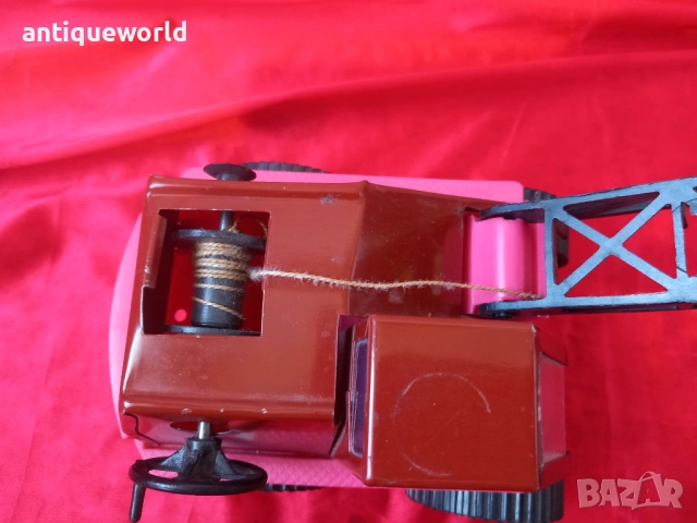 Колекционерска Соц Играчка КРАН, снимка 4 - Антикварни и старинни предмети - 54075381