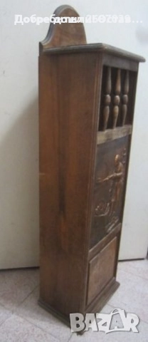 Кукери: 1 метър Кукер тотем фигура ДЪРВЕНО Абстрактно пано, пана, кукер пано, снимка 16 - Декорация за дома - 34248701