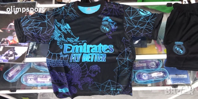 спортен екип Реал Мадрид нов Мбапе, тениска и шорти за дете с ръст 140,152см, снимка 3 - Детски комплекти - 51406439