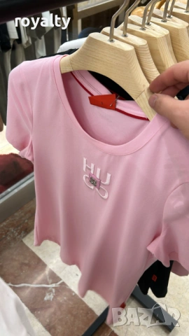 Hugo Boss Нова Розова Дамска Тениска Хюго Бос 