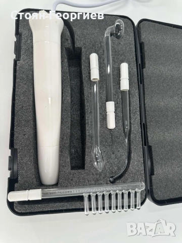 Високочестотен уред за лице с 6 неонови и аргонови пръчици Укрепва кожата, снимка 4 - Други стоки за дома - 52566448