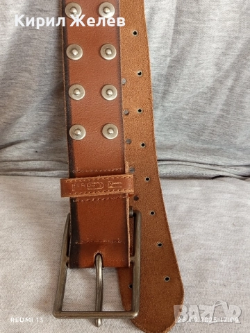 Модерен кожен колан с капси много красив стилен дизайн 35273, снимка 3 - Колани - 51867987