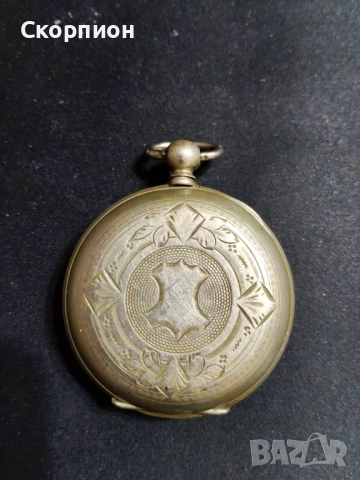 Швейцарски джобен часовник 1900г. с посребрени капаци - с ключе - ПЕРФЕКТЕН - ПРОМОЦИЯ, снимка 17 - Джобни - 50421505