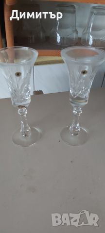Продавам 2броя кристални чаши , снимка 1 - Чаши - 45839908
