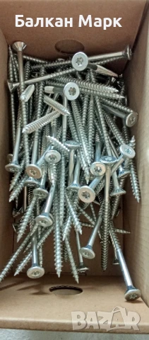 Винтове за дърво 5х90 – поцинковани, торкс, 100бр.