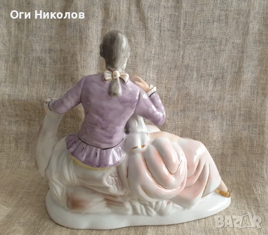 Винтидж порцеланова фигура ARPO Curtea de Arges, снимка 2 - Антикварни и старинни предмети - 51315489