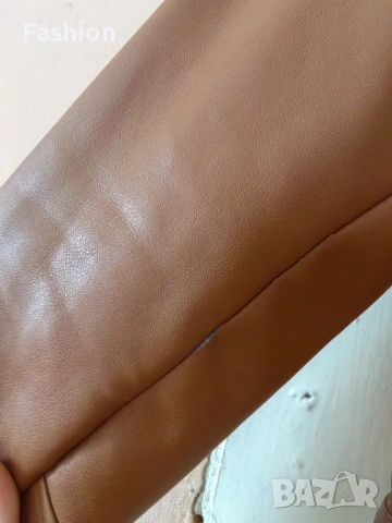 Кожено яке Stradivarius, снимка 5 - Якета - 53201738