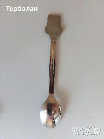 Сувенирна лъжичка за кафе от соц-а, снимка 12 - Прибори за хранене, готвене и сервиране - 50421509