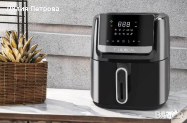 Еър фрайър с тъч скрийн Lexical Airfryer LAF-3045, снимка 1 - Фритюрници - 45890117