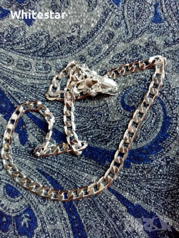 Посребрен ланец