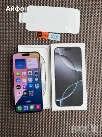НОВ! 256Gb*ЛИЗИНГ* iPhone 16 Pro Max White Titanium / ГАРАНЦИЯ, снимка 2 - Apple iPhone - 53259067