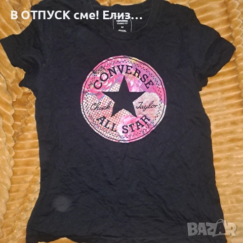 Оригинал тениска памук нова  Converse, снимка 5 - Тениски - 54245716
