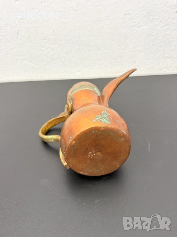 Месингов османски / арабски ибрик / кафеник. №7826, снимка 9 - Антикварни и старинни предмети - 53069643