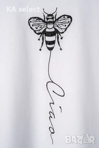 Тениска с пеперуда, снимка 3 - Тениски - 51265040