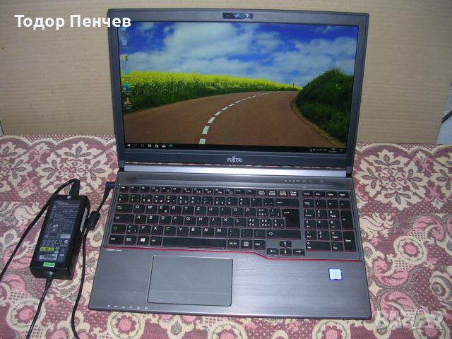 Fujitsu Lifebook E756 - Core i5, 8 GB DDR4, 256 GB SSD, Full HD , снимка 2 - Лаптопи за дома - 45480453